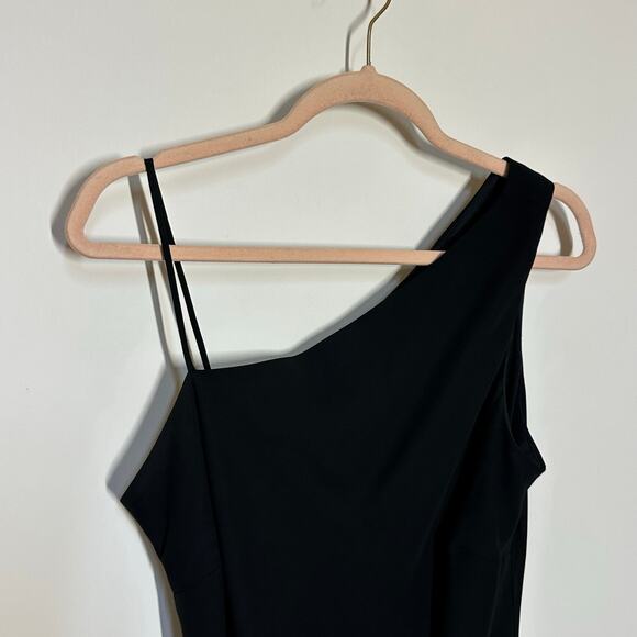 Vintage RABBIT RABBIT RABBIT DESIGNS BLACK ONE SHOULDER ASYMMETRIC Y2K DRESS 12 - Picture 3 of 9